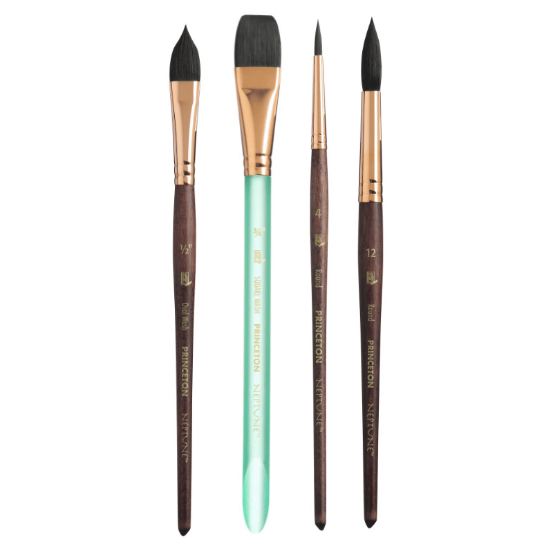 Assortiments de 4 pinceaux Neptune Princeton