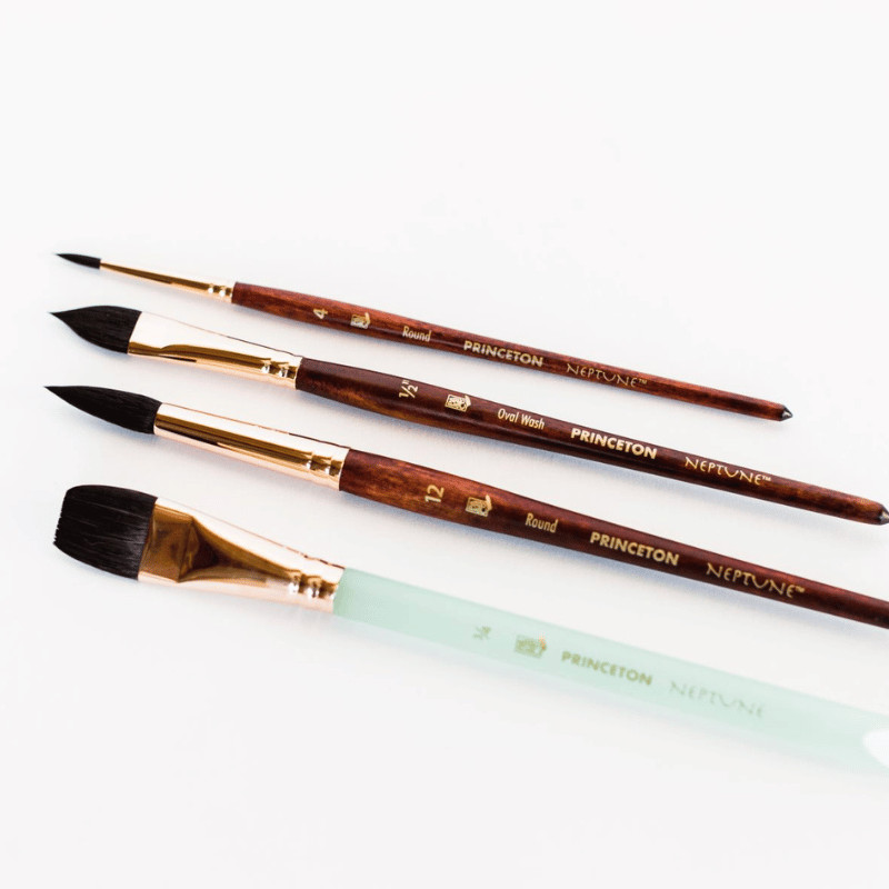 Assortiments de 4 pinceaux Neptune Princeton