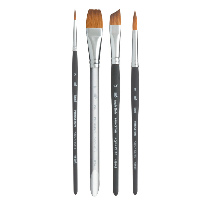 Assortiment de 4 pinceaux Aqua Elite Princeton