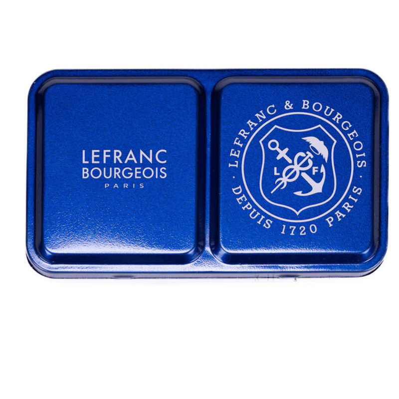 Boîte métal Lefranc & Bourgeois aquarelle fine 121/2 godets 