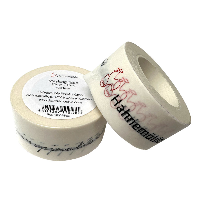 Ruban de masquage blanc 25mm X 20m Hanemühle