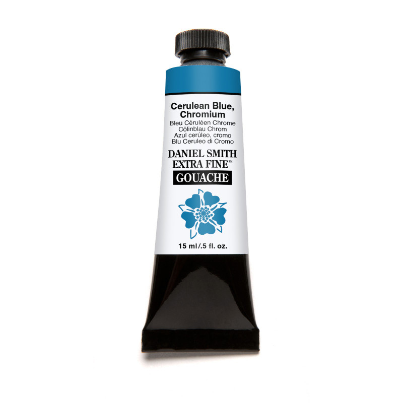 Bleu céruléum chrome - gouache extra fine Tube 15 ml Daniel Smith