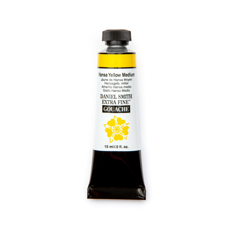 Jaune de hansa moyen - gouache extra fine Tube 15 ml Daniel Smith