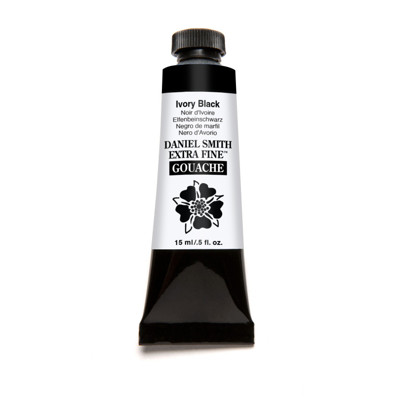 Noir d'Ivoire - gouache extra fine Tube 15 ml Daniel Smith
