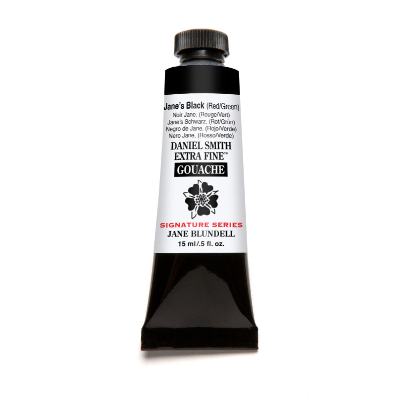 Noir Jane (rouge/vert) - gouache extra-fine Tube 15 ml Daniel Smith
