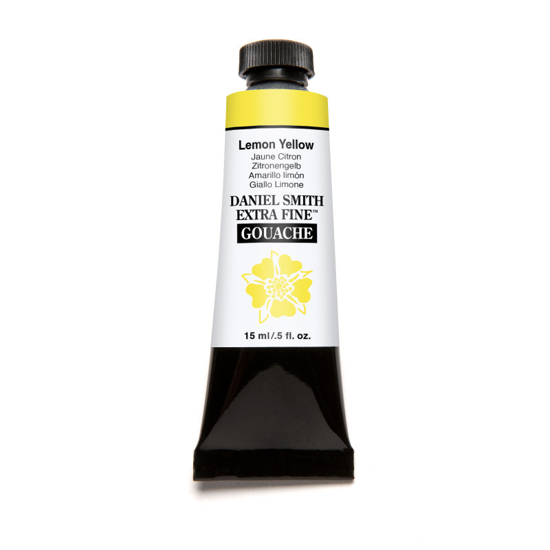 Jaune citron - gouache extra fine Tube 15 ml Daniel Smith