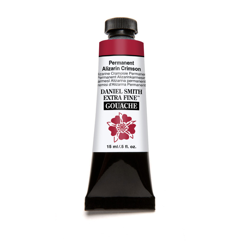 Alizarine cramoisie permanent - gouache extra fine Tube 15 ml Daniel Smith