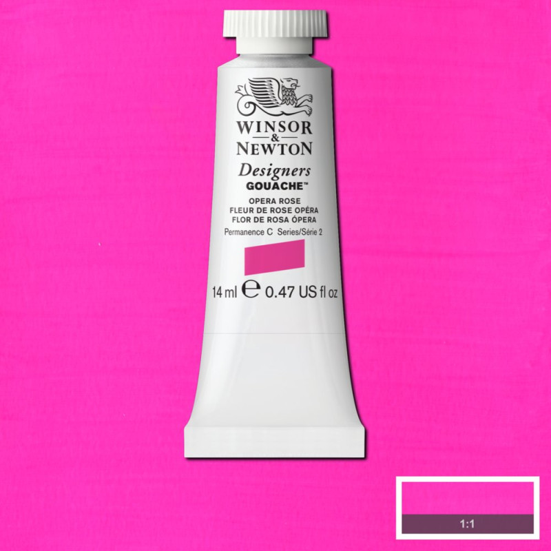 Fleur de rose opéra - Gouache extra fine Designers Tube 14 ml Winsor & Newton