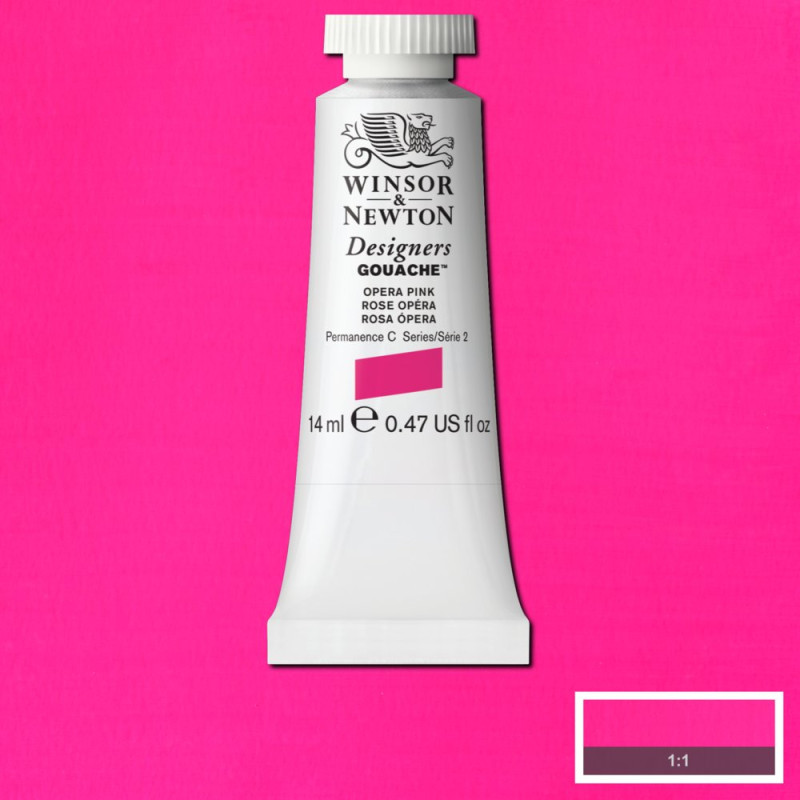 Rose Opéra - Gouache extra fine Designers Tube 14 ml Winsor & Newton