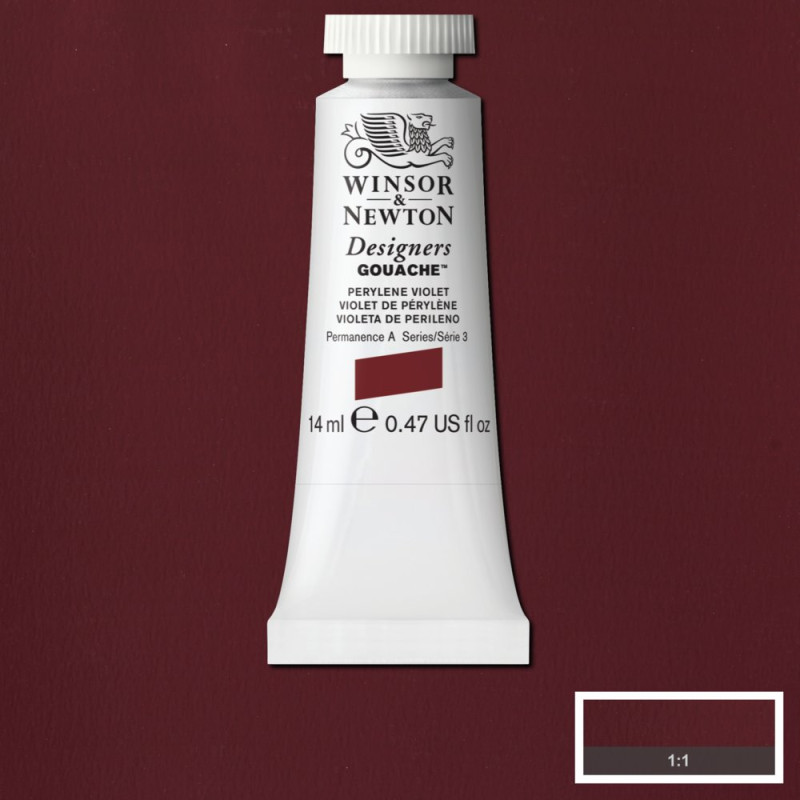 Violet de pérylène - Gouache extra fine Designers Tube 14 ml Winsor & Newton