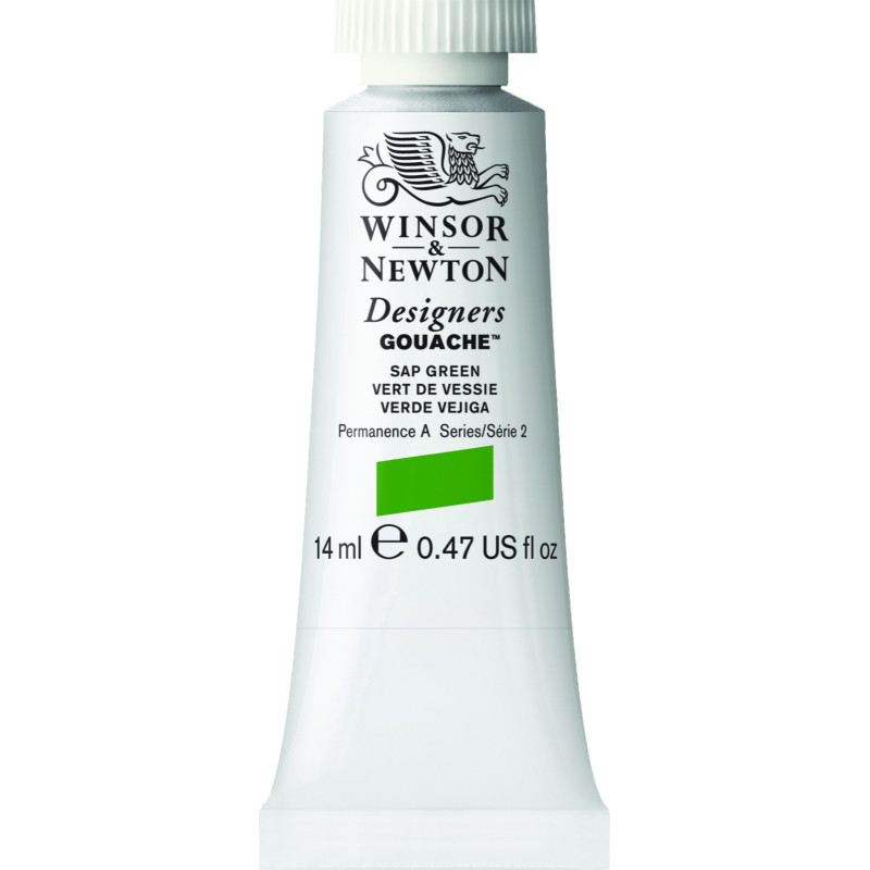 Vert de vessie - Gouache extra fine Designers Tube 14 ml Winsor & Newton