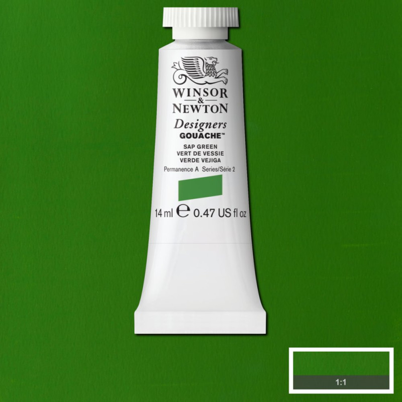 Vert de vessie - Gouache extra fine Designers Tube 14 ml Winsor & Newton