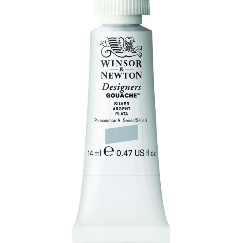 Argent - Gouache extra fine Designers Tube 14 ml Winsor & Newton