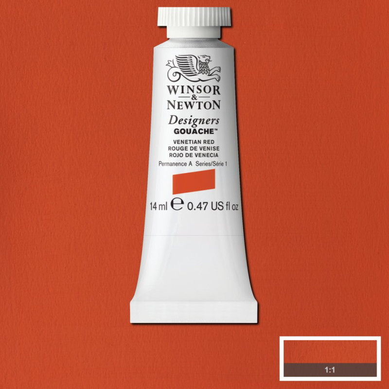 Rouge de Venise - Gouache extra fine Designers Tube 14 ml Winsor & Newton