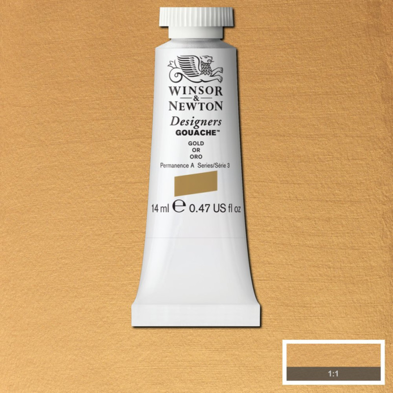 Or - Gouache extra fine Designers Tube 14 ml Winsor & Newton