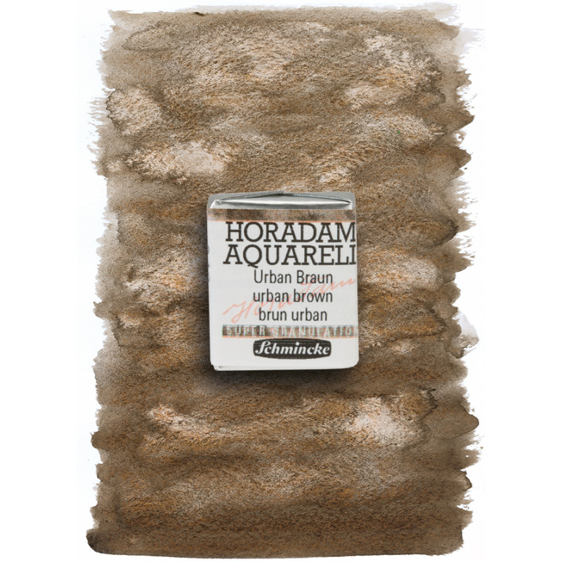 Urban brun- aquarelle super-granuleuse ½ Godets Schmincke Horadam