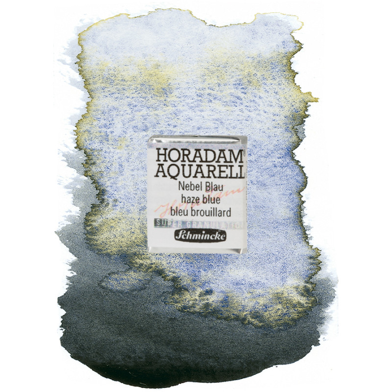 Bouillard bleu- aquarelle super-granuleuse ½ Godets Schmincke Horadam