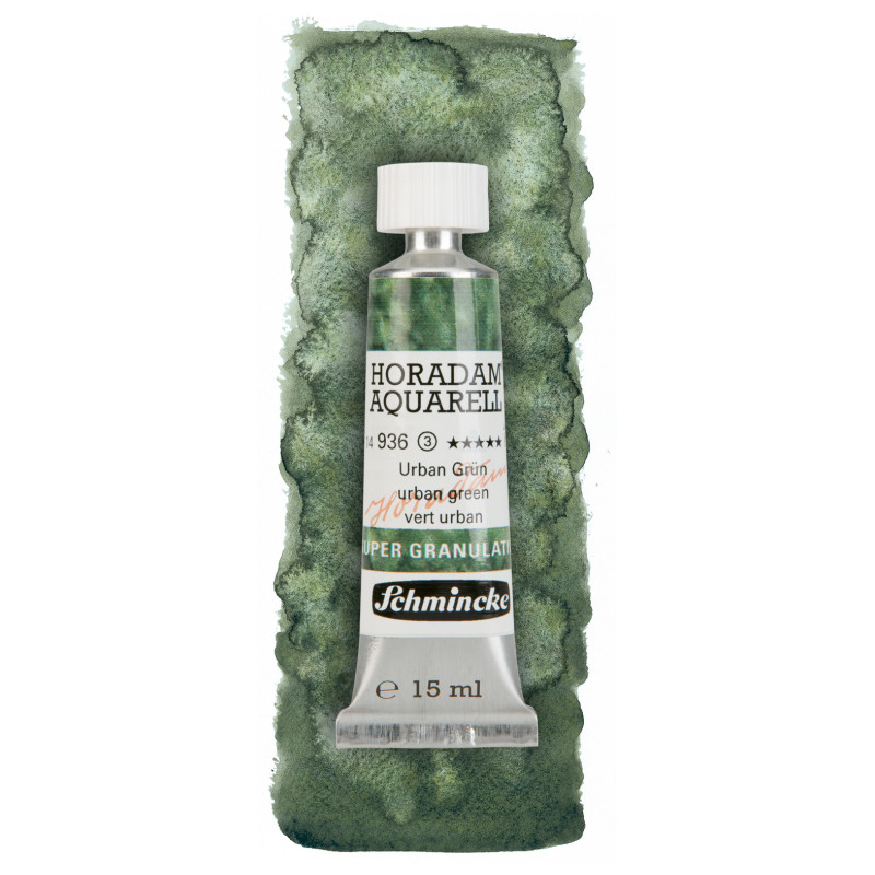 Urban vert - aquarelle super-granuleuse Tube 15ml Schmincke Horadam