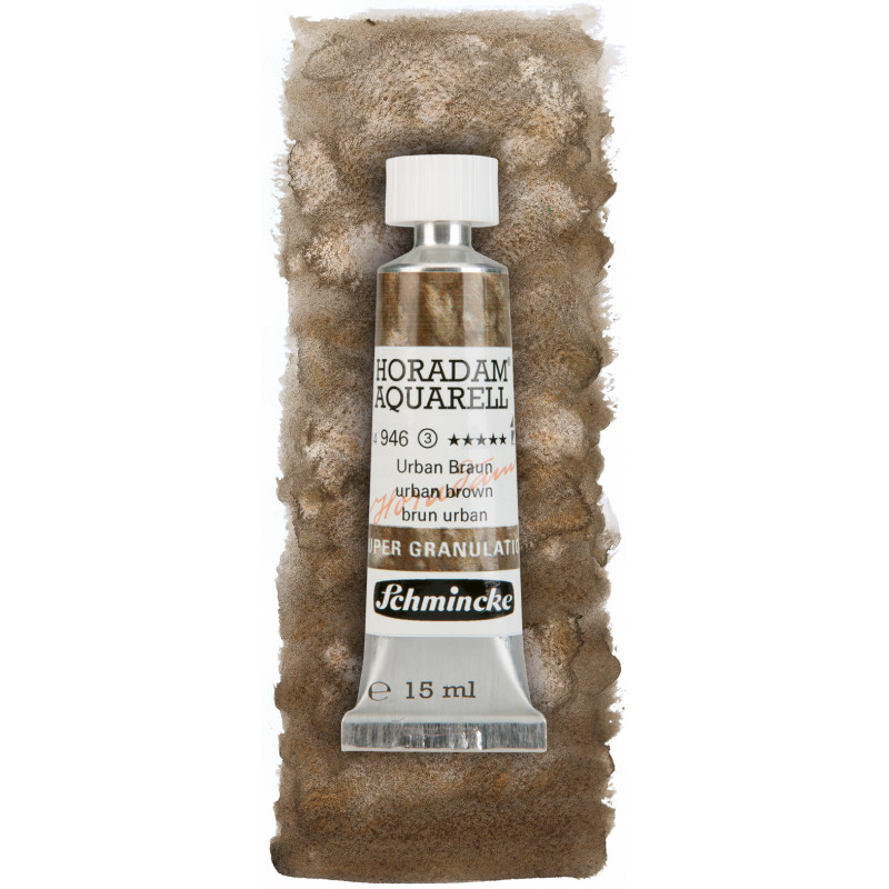 Urban brun- aquarelle super-granuleuse Tube 15ml Schmincke Horadam