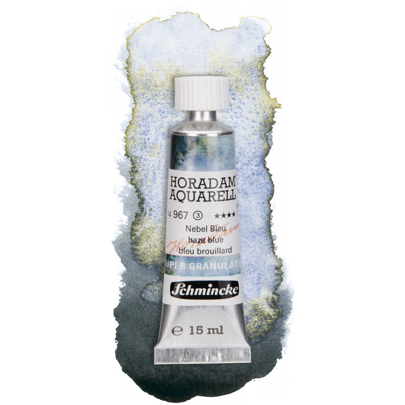 Bouillard bleu- aquarelle super-granuleuse Tube 15ml Schmincke Horadam