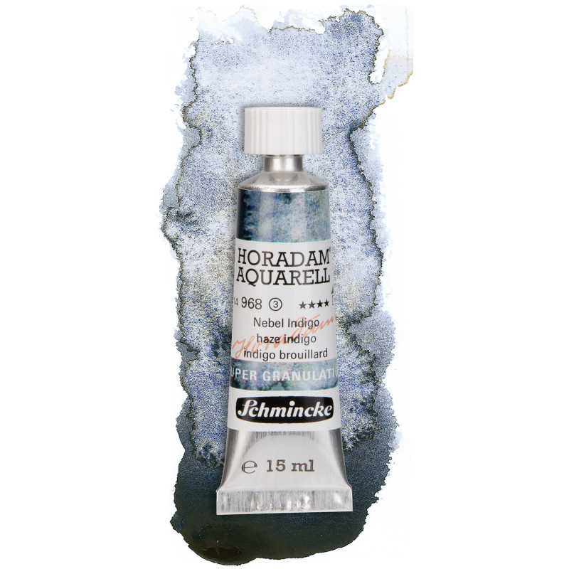 Brouillard indigo- aquarelle super-granuleuse Tube 15ml Schmincke Horadam