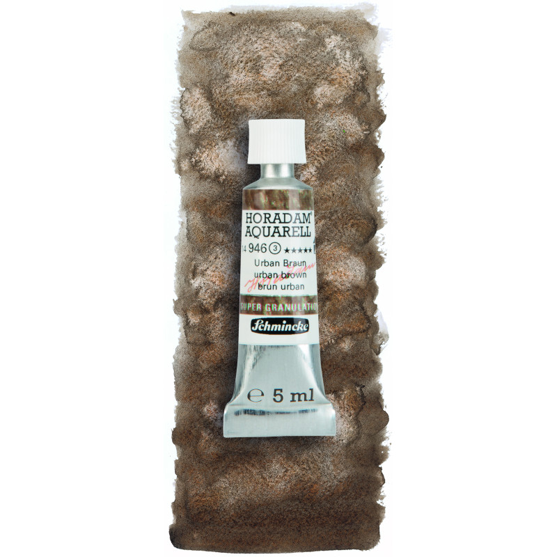 Urban brun- aquarelle super-granuleuse Tube 5ml Schmincke Horadam