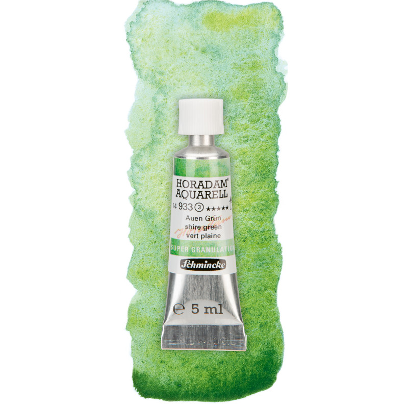 Plaine vert - aquarelle super-granuleuse Tube 5 ml Schmincke Horadam
