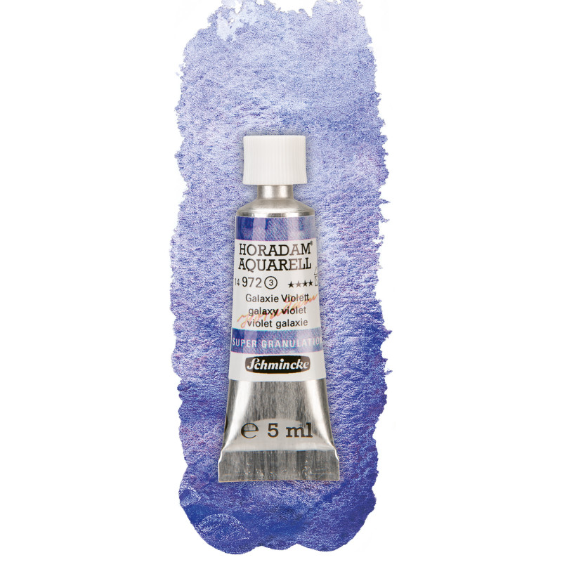 Galaxie violet - aquarelle super-granuleuse Tube 5 ml Schmincke Horadam