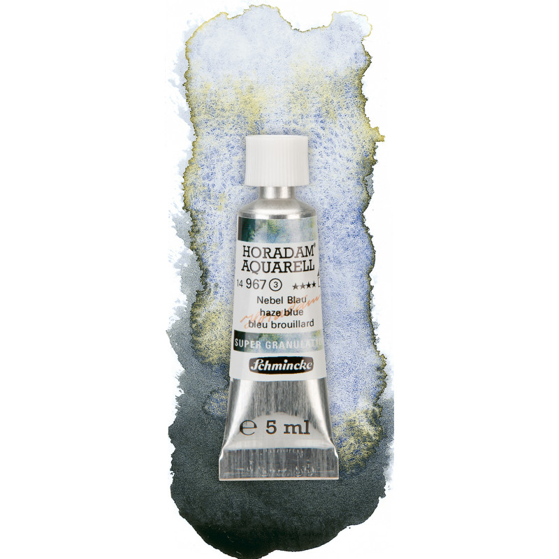 Bouillard bleu- aquarelle super-granuleuse Tube 5ml Schmincke Horadam
