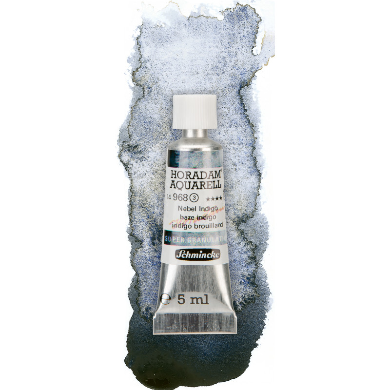 Brouillard indigo- aquarelle super-granuleuse Tube 5ml Schmincke Horadam