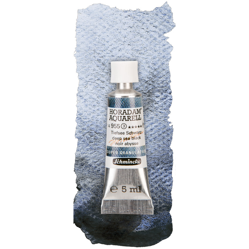 Abysse noir - aquarelle super-granuleuse Tube 5 ml Schmincke Horadam