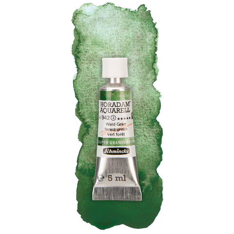 Forêt vert - aquarelle super-granuleuse Tube 5 ml Schmincke Horadam