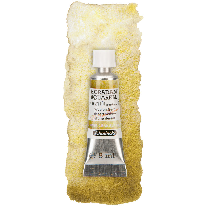 Désert jaune - aquarelle super-granuleuse Tube 5 ml Schmincke Horadam