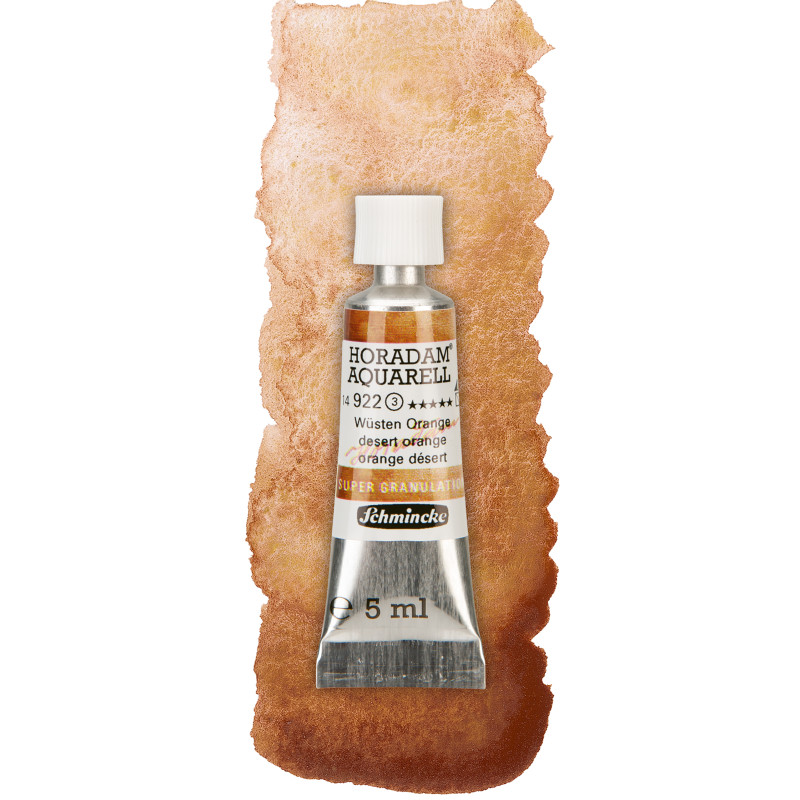 Désert orange - aquarelle super-granuleuse Tube 5 ml Schmincke Horadam