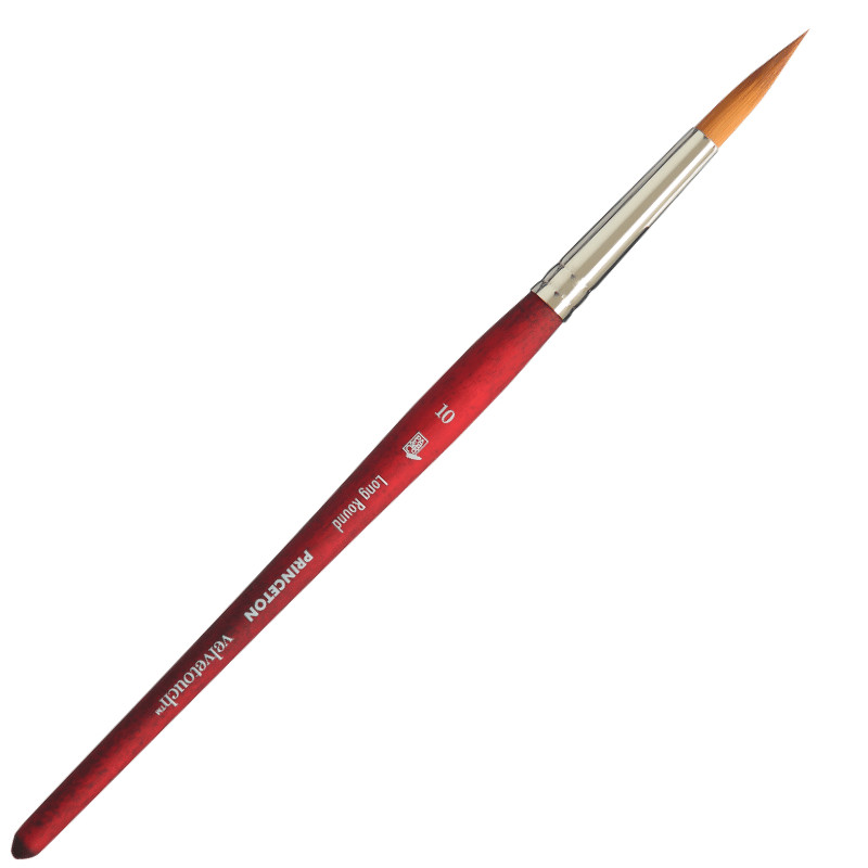Pinceau rond pointu synthétique Princeton Velvetouch n° 4