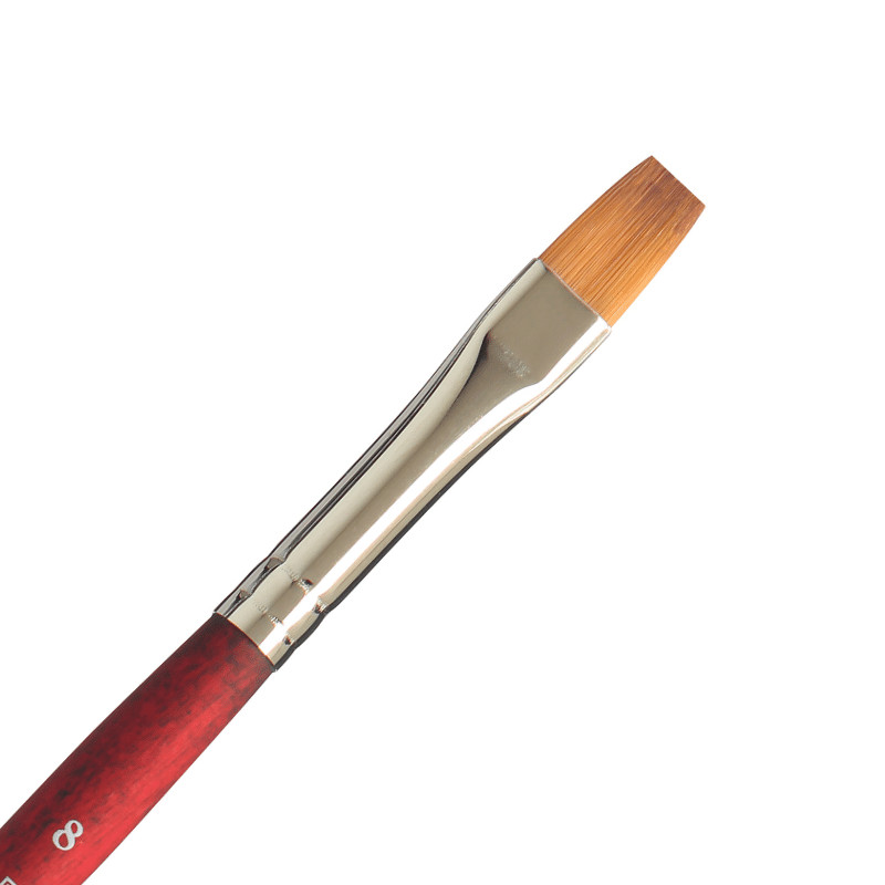 Pinceau plat shader synthétique Princeton Velvetouch n°4