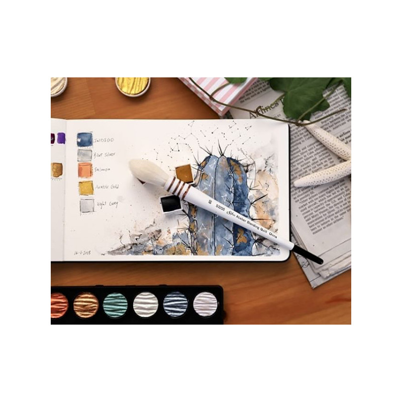 Pinceau aquarelle rond Atelier série 5325S Silver n°10