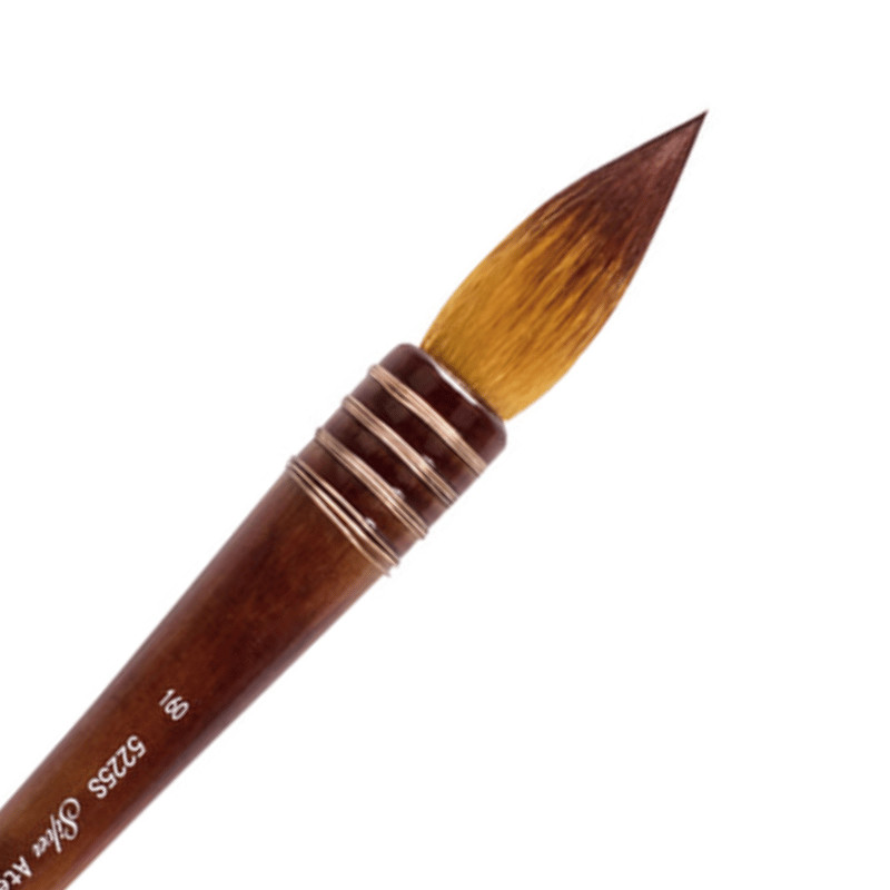 Pinceau aquarelle rond Atelier série 5225S Silver n°60