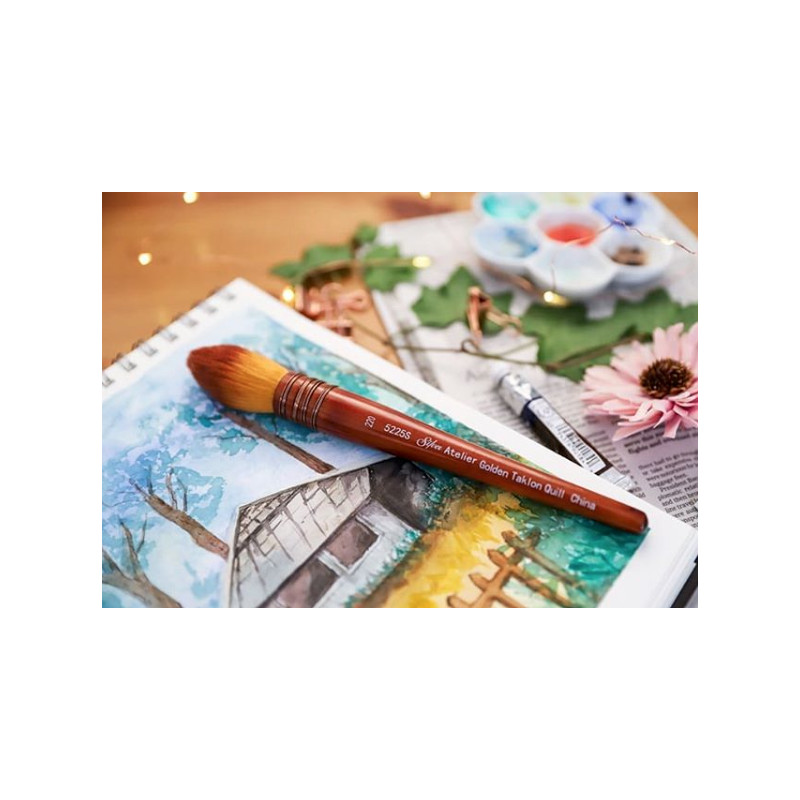 Pinceau aquarelle rond Atelier série 5225S Silver n°60