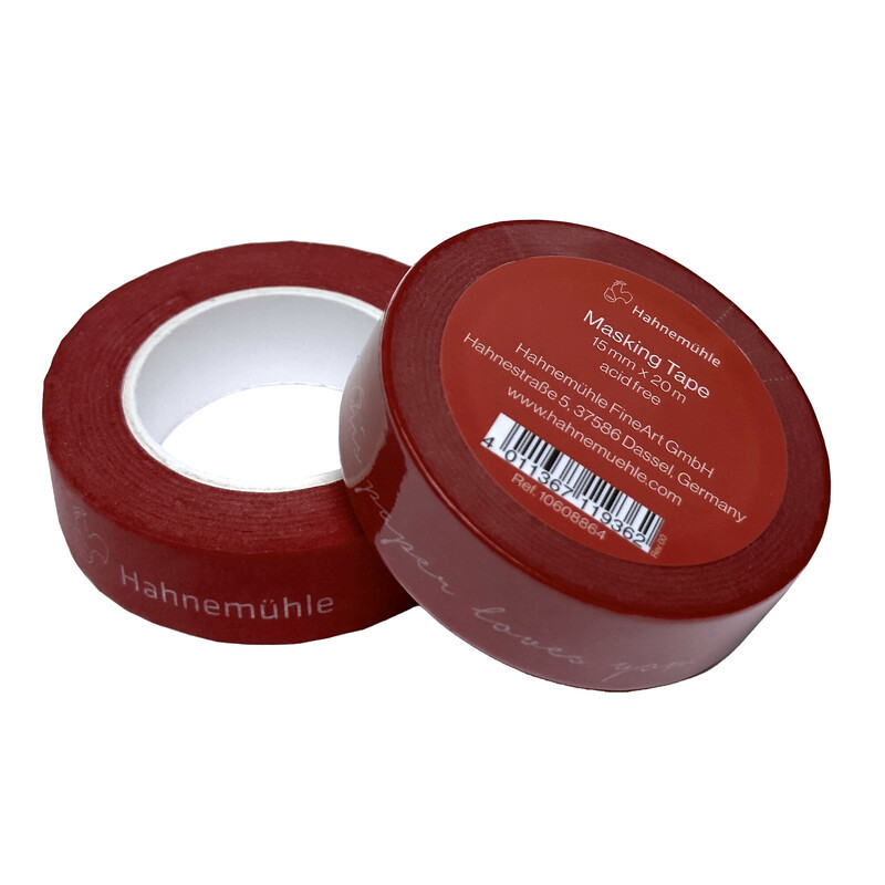 Ruban de masquage rouge 15mm X 20m Hanemühle