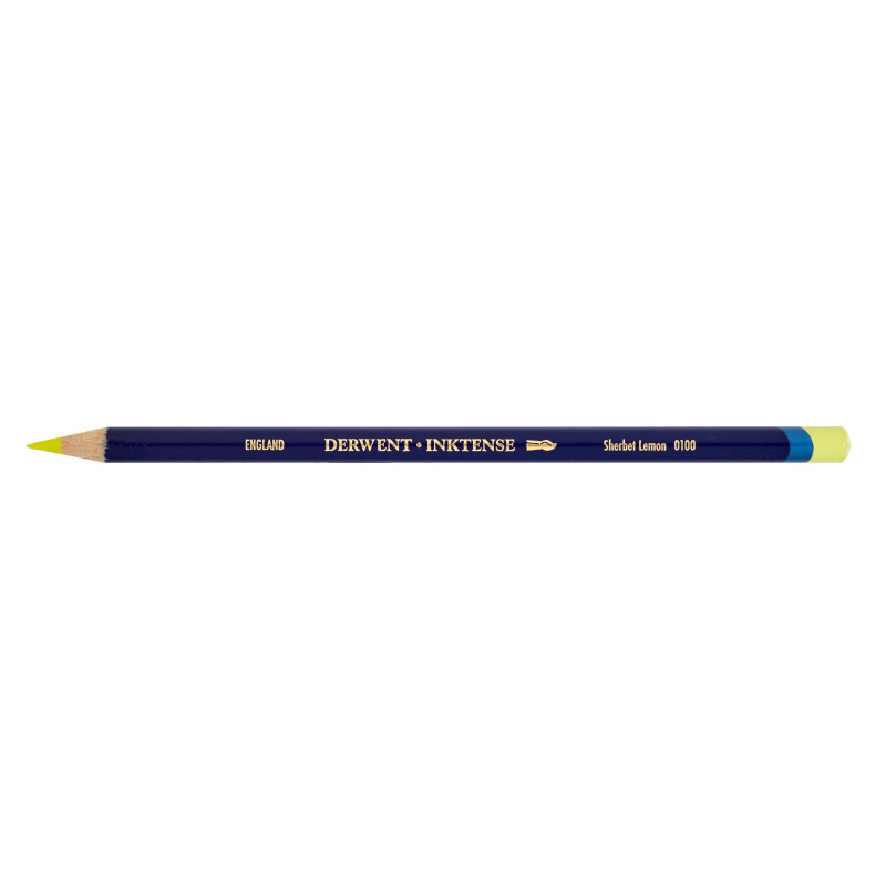 Citron givré - crayon Inktense Derwen