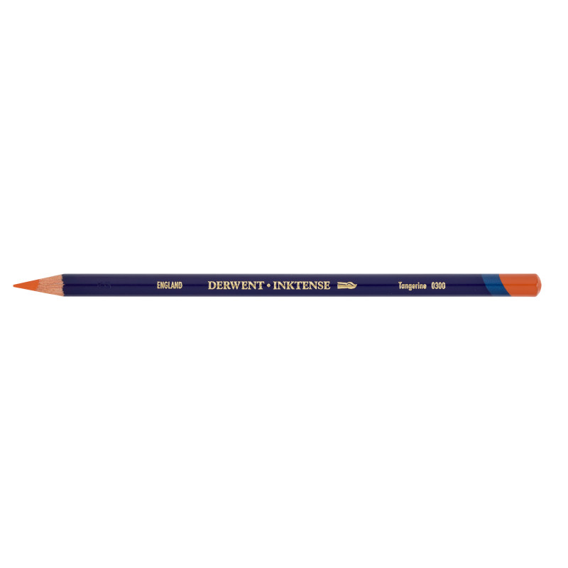 Tangerine - crayon Inktense Derwen
