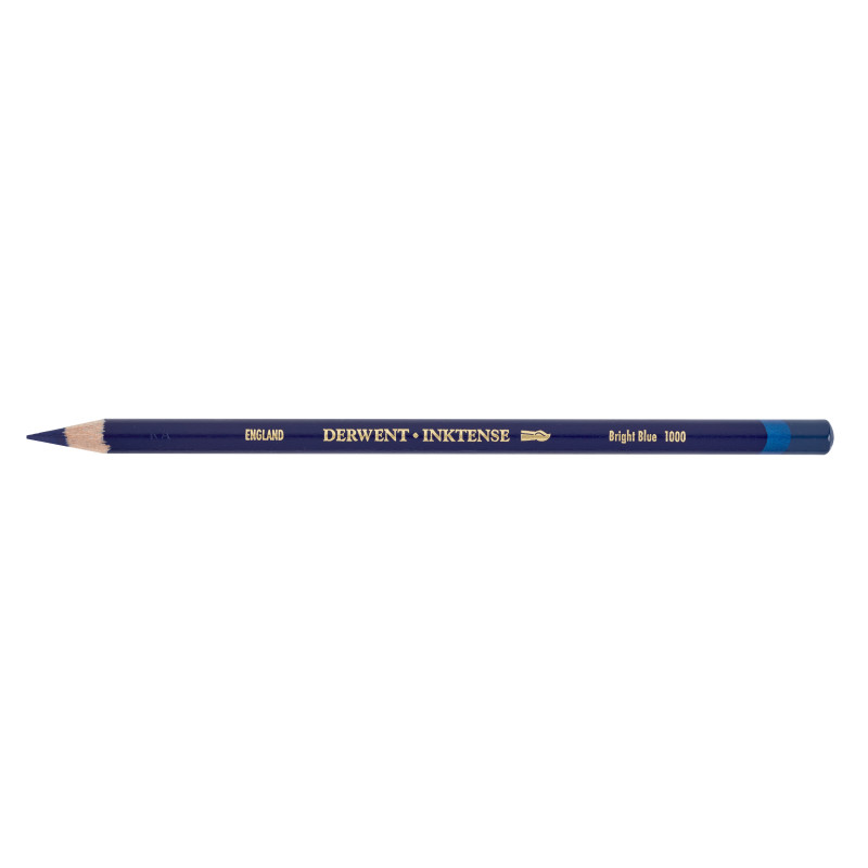 Bleu vif - crayon Inktense Derwen