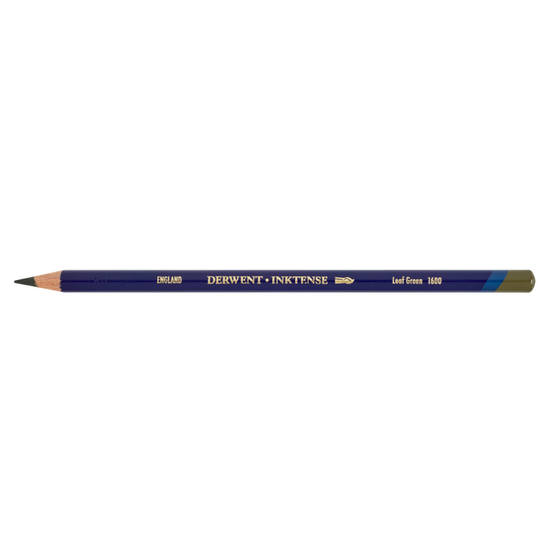 Vert feuille - crayon Inktense Derwen