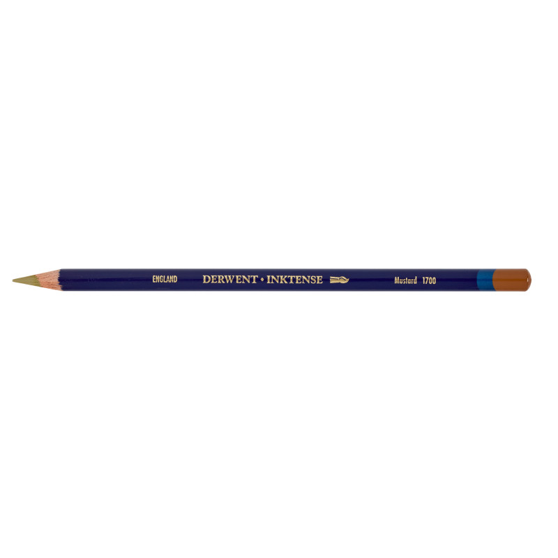 Jaune moutarde - crayon Inktense Derwen