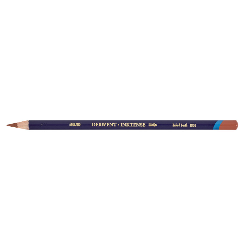 Terre cuite - crayon Inktense Derwen