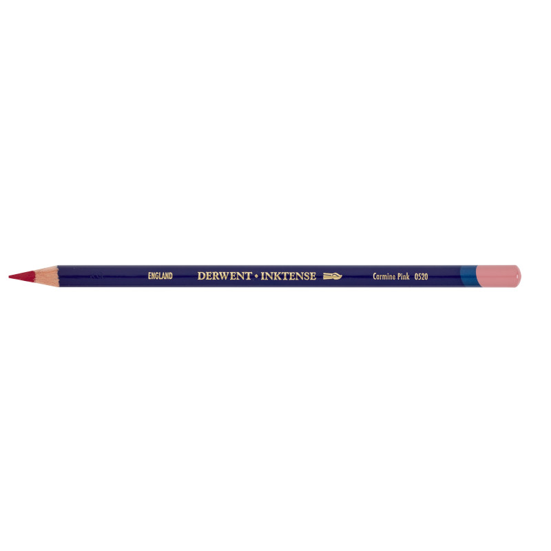 Rose carmin - crayon Inktense Derwen