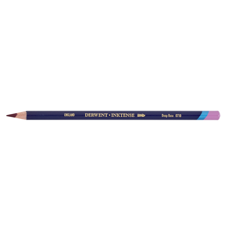 Rose profond - crayon Inktense Derwen