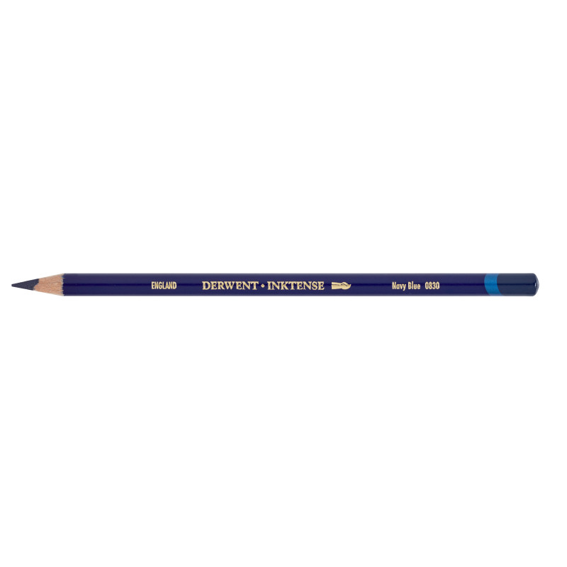 Bleu marine - crayon Inktense Derwen
