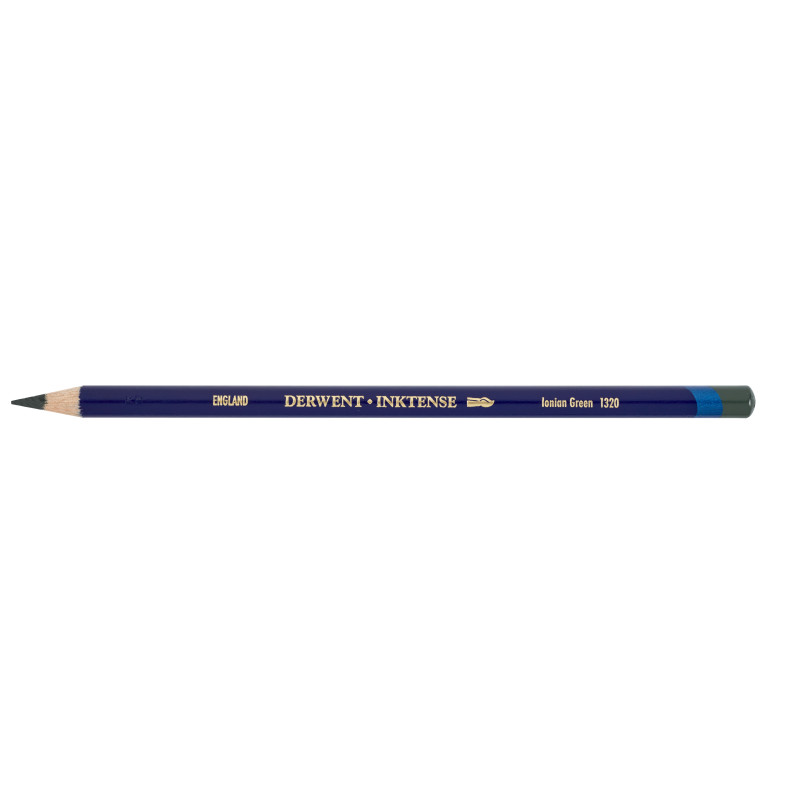 Vert ionien - crayon Inktense Derwen